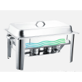 Rectangular stainless steel Chafing Dish with lid